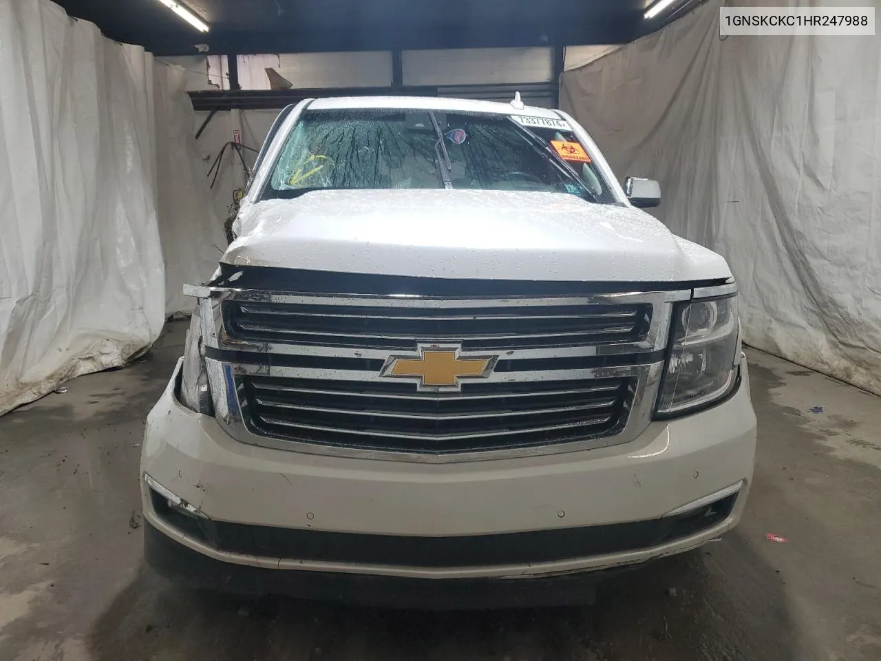 2017 Chevrolet Tahoe K1500 Premier VIN: 1GNSKCKC1HR247988 Lot: 73377874