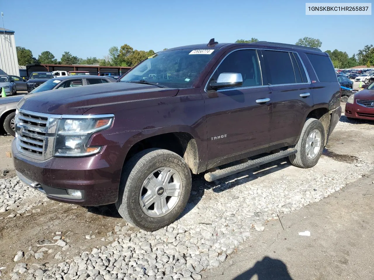 2017 Chevrolet Tahoe K1500 Lt VIN: 1GNSKBKC1HR265837 Lot: 73956774