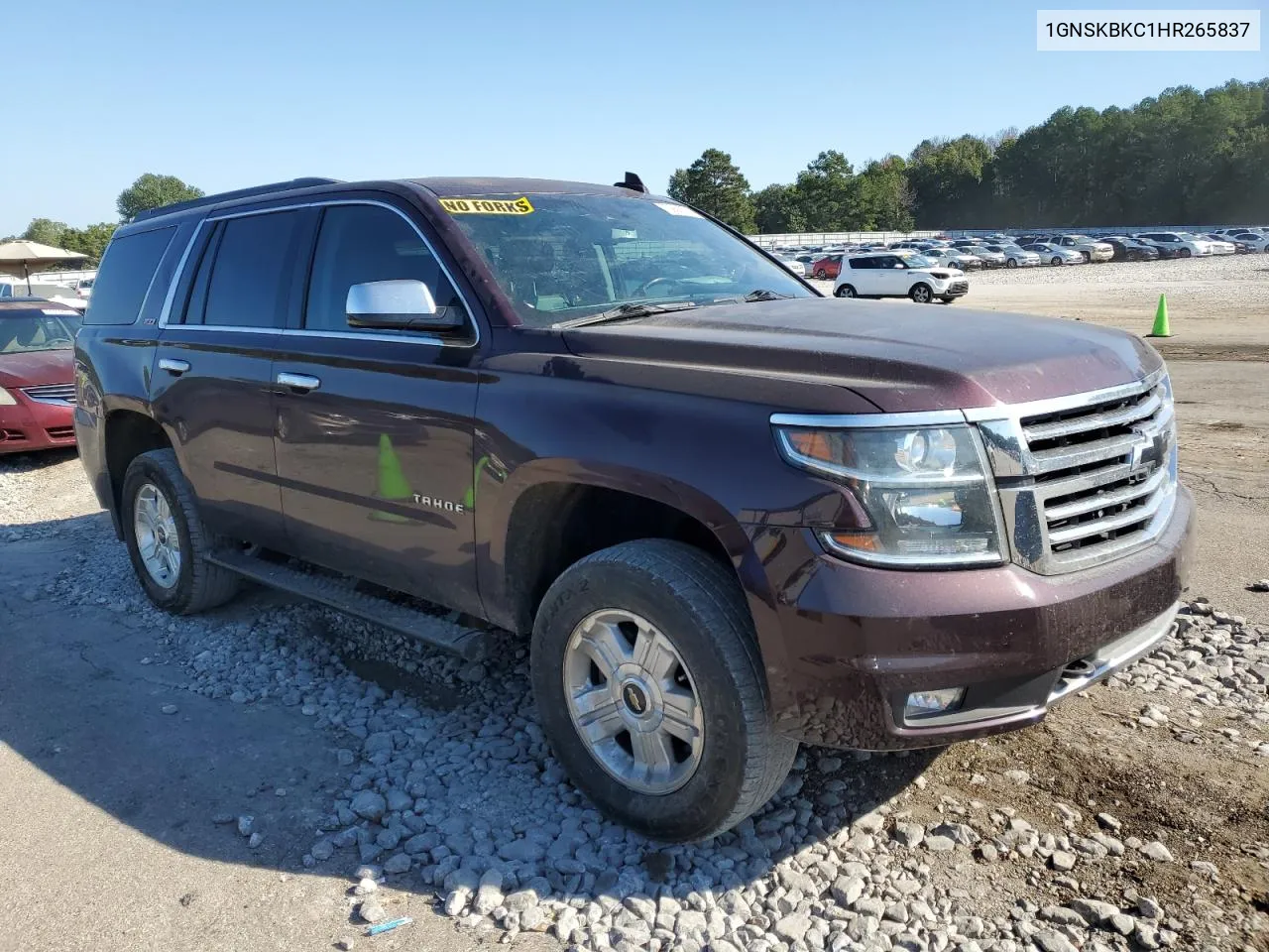 2017 Chevrolet Tahoe K1500 Lt VIN: 1GNSKBKC1HR265837 Lot: 73956774