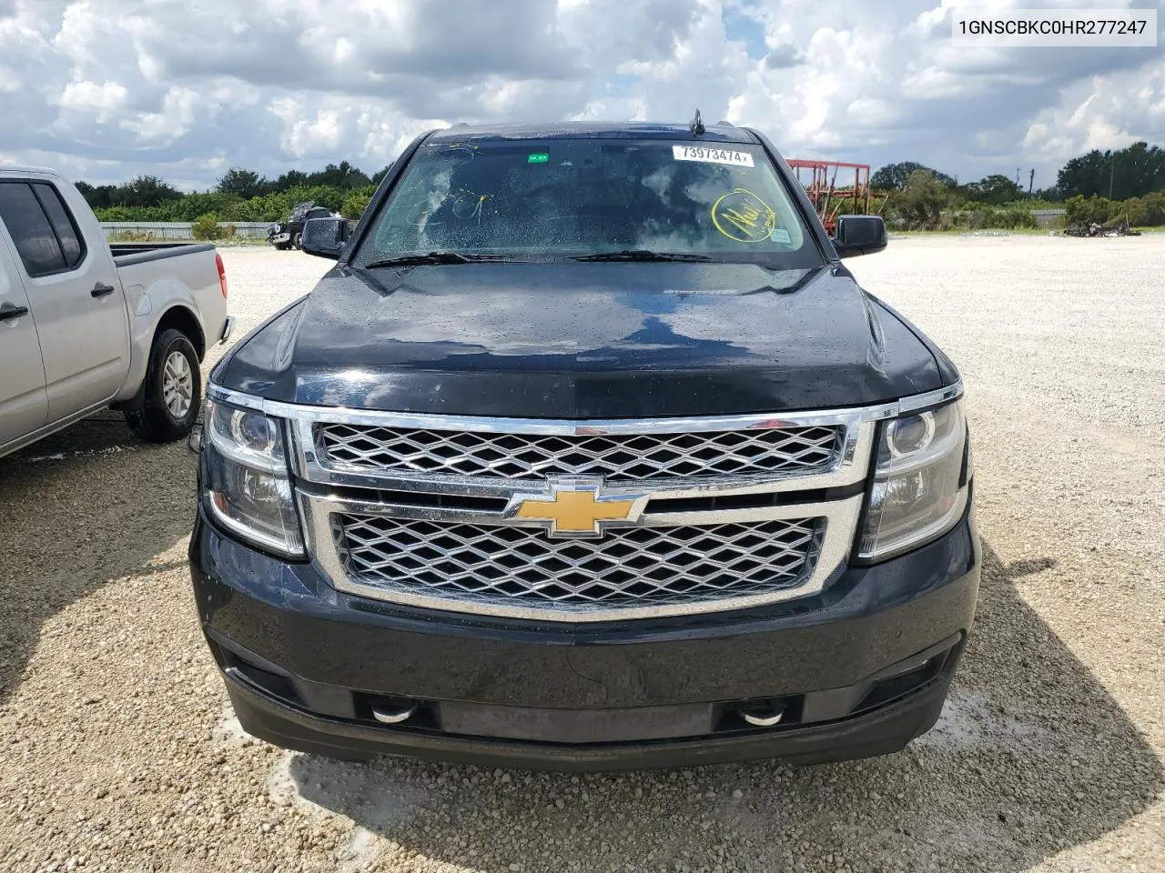 2017 Chevrolet Tahoe C1500 Lt VIN: 1GNSCBKC0HR277247 Lot: 73973474