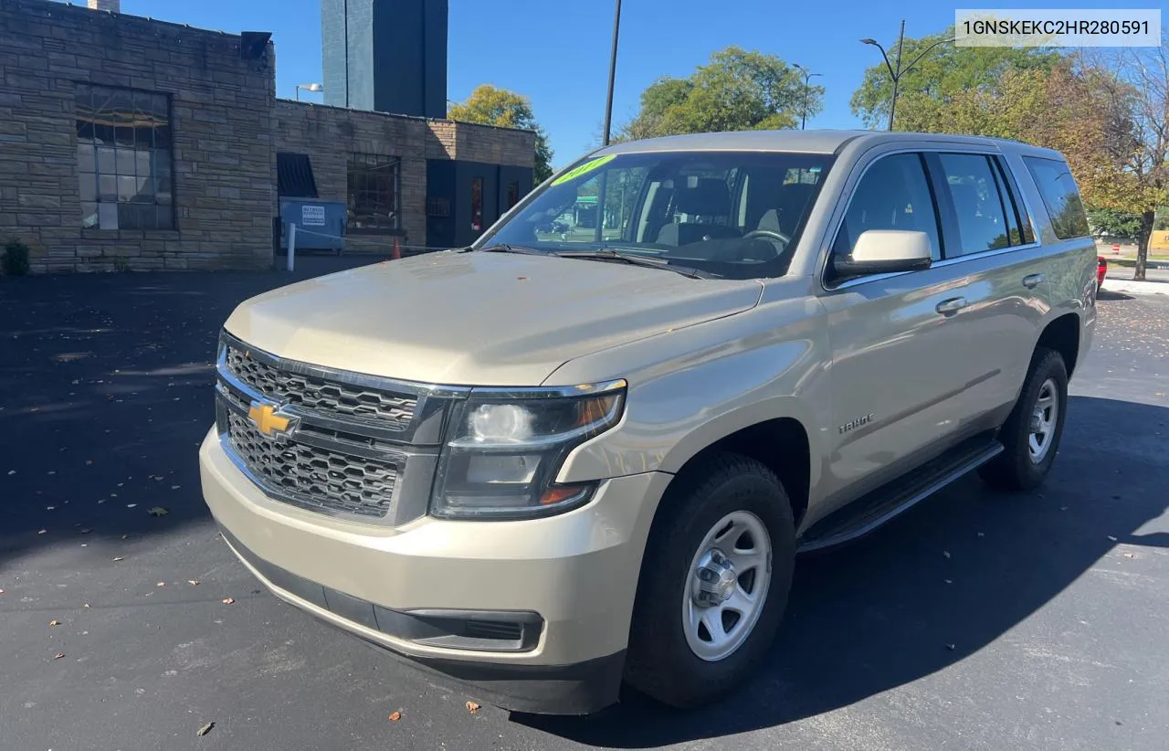 1GNSKEKC2HR280591 2017 Chevrolet Tahoe Commercial Fleet