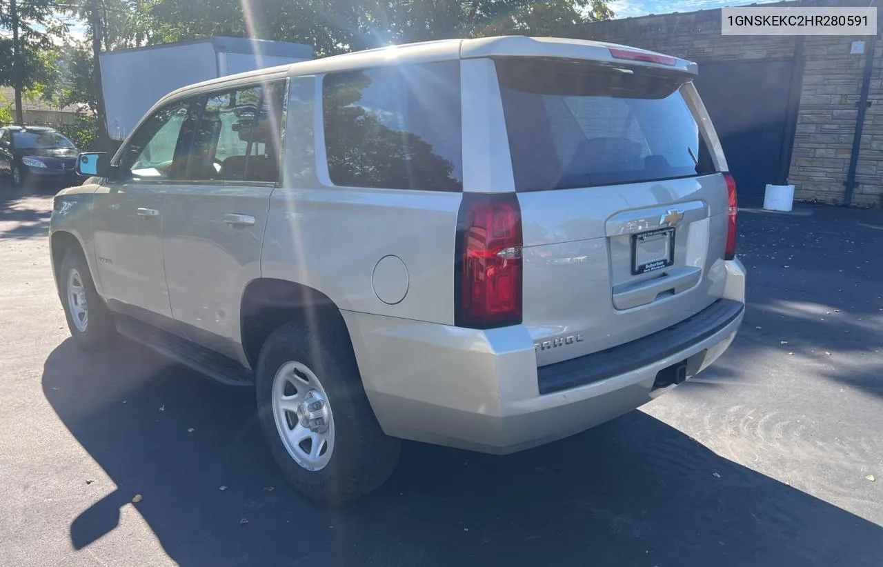 1GNSKEKC2HR280591 2017 Chevrolet Tahoe Commercial Fleet