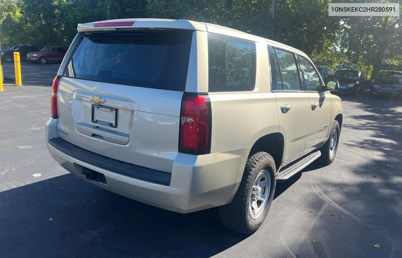 2017 Chevrolet Tahoe Commercial Fleet VIN: 1GNSKEKC2HR280591 Lot: 74483974