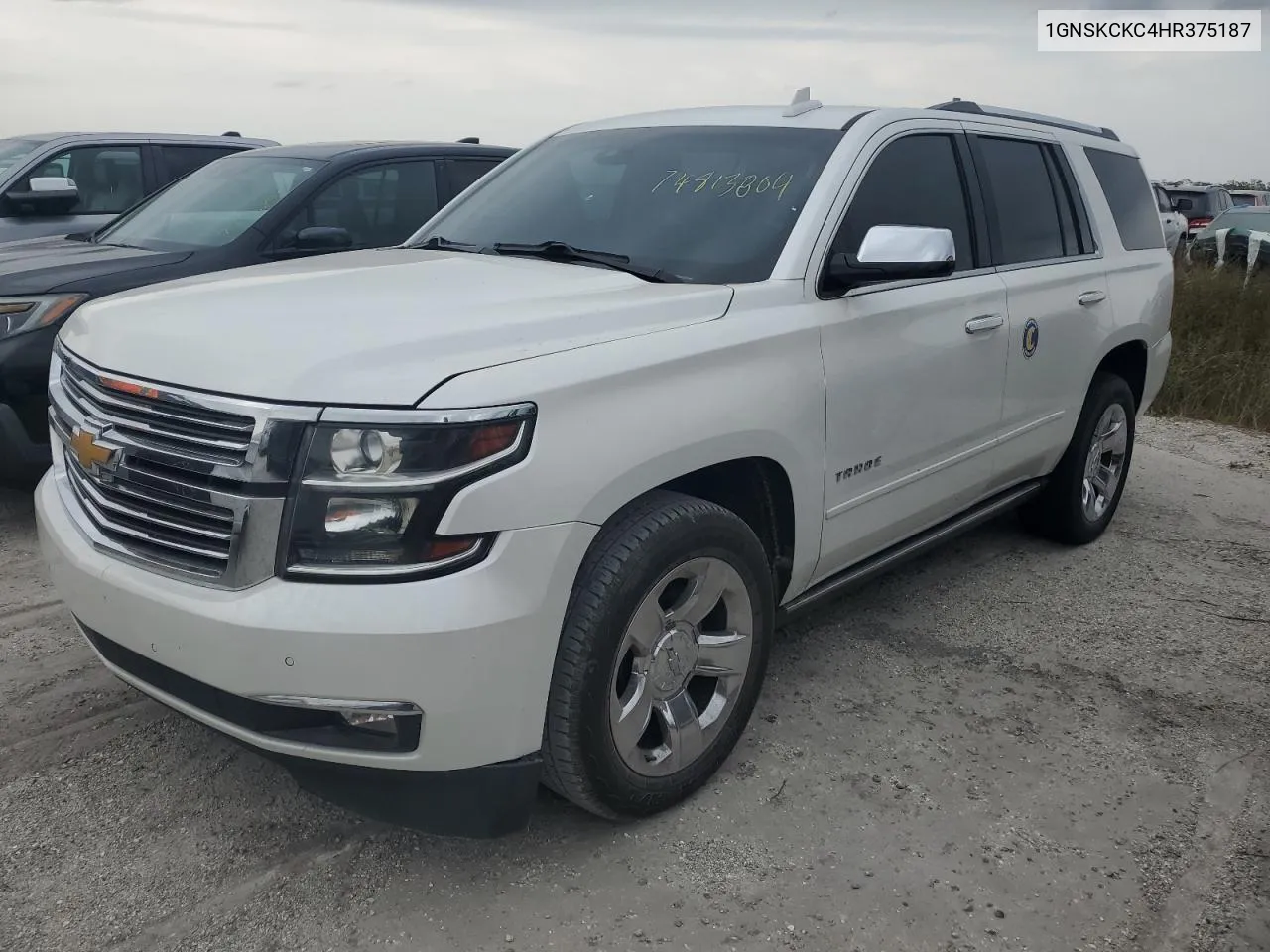 2017 Chevrolet Tahoe K1500 Premier VIN: 1GNSKCKC4HR375187 Lot: 74813804