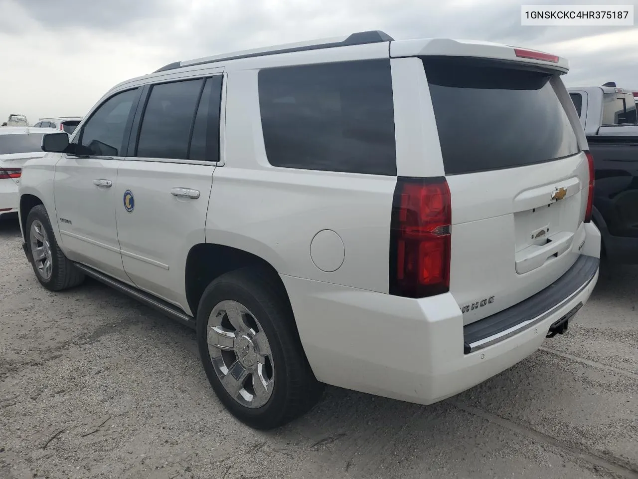 2017 Chevrolet Tahoe K1500 Premier VIN: 1GNSKCKC4HR375187 Lot: 74813804