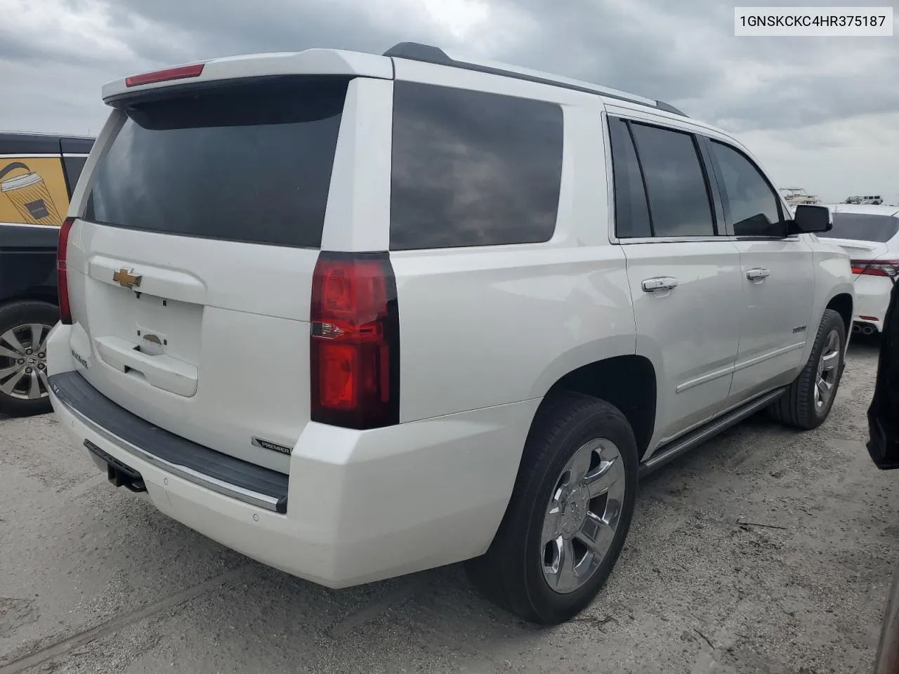 2017 Chevrolet Tahoe K1500 Premier VIN: 1GNSKCKC4HR375187 Lot: 74813804