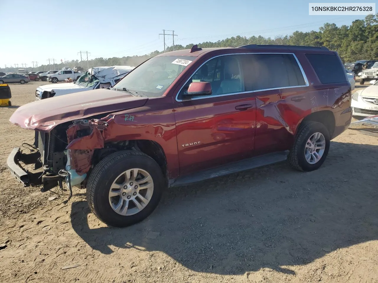 2017 Chevrolet Tahoe K1500 Lt VIN: 1GNSKBKC2HR276328 Lot: 74967204