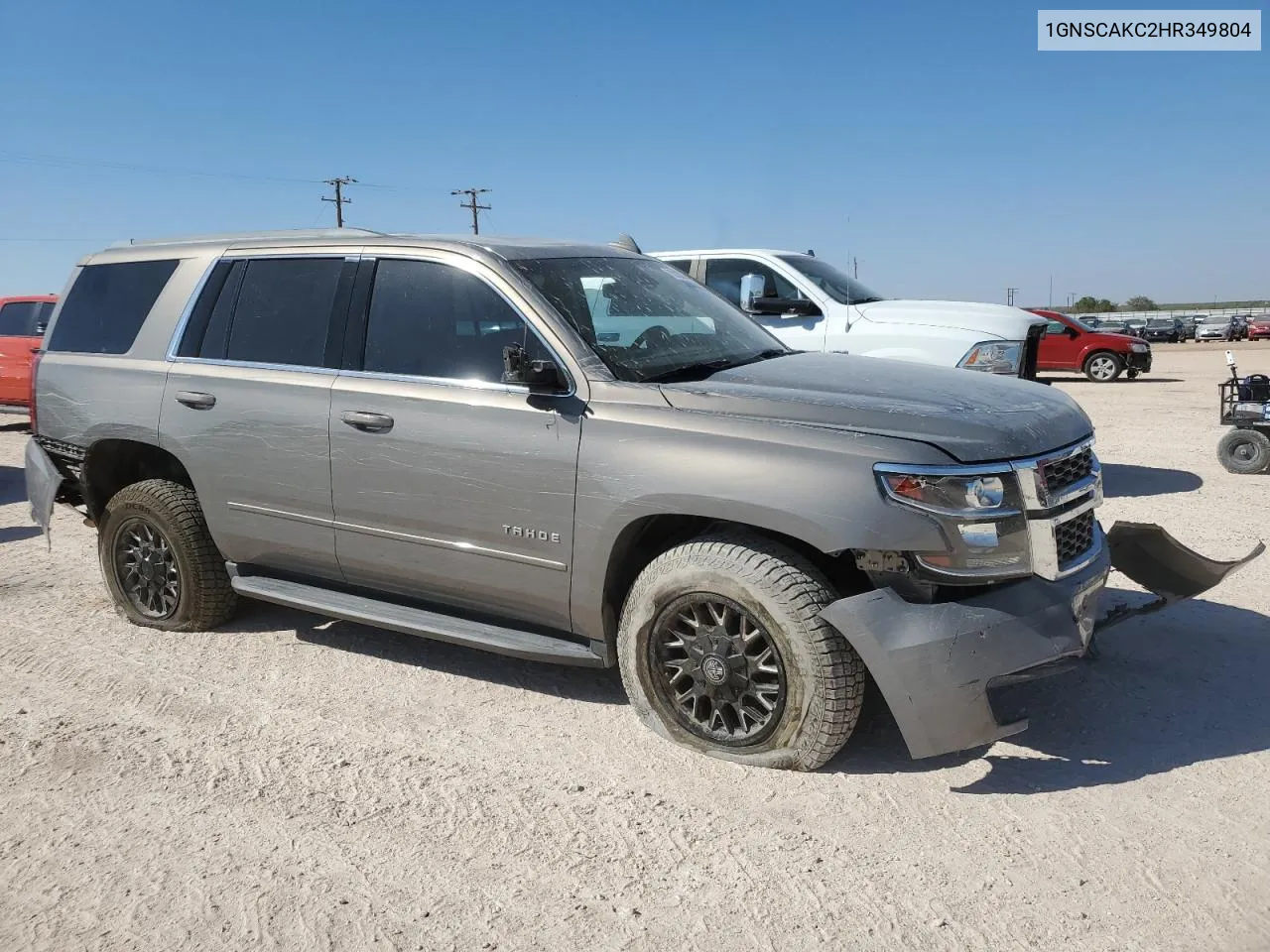 2017 Chevrolet Tahoe C1500 Ls VIN: 1GNSCAKC2HR349804 Lot: 75313034