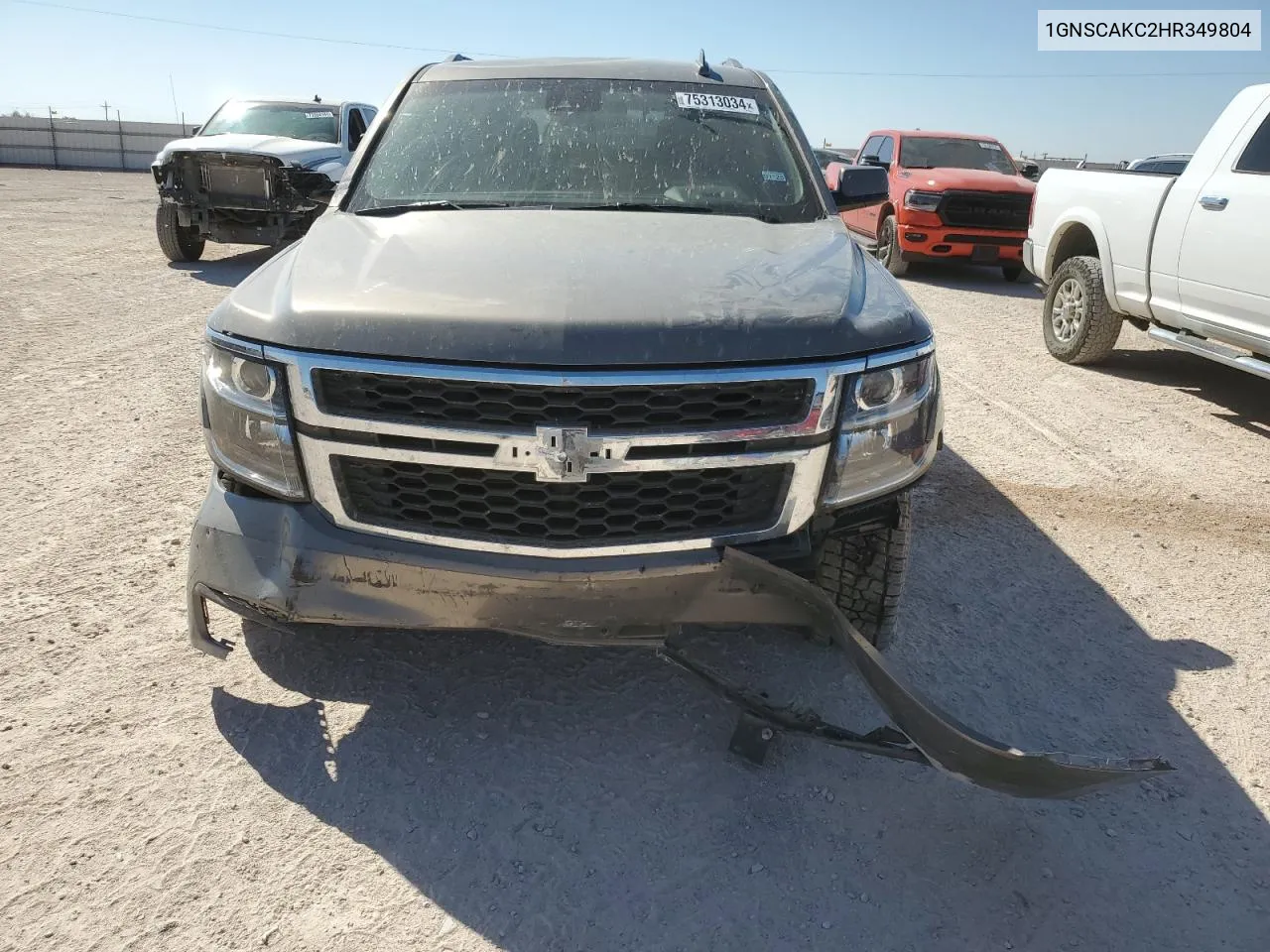 2017 Chevrolet Tahoe C1500 Ls VIN: 1GNSCAKC2HR349804 Lot: 75313034