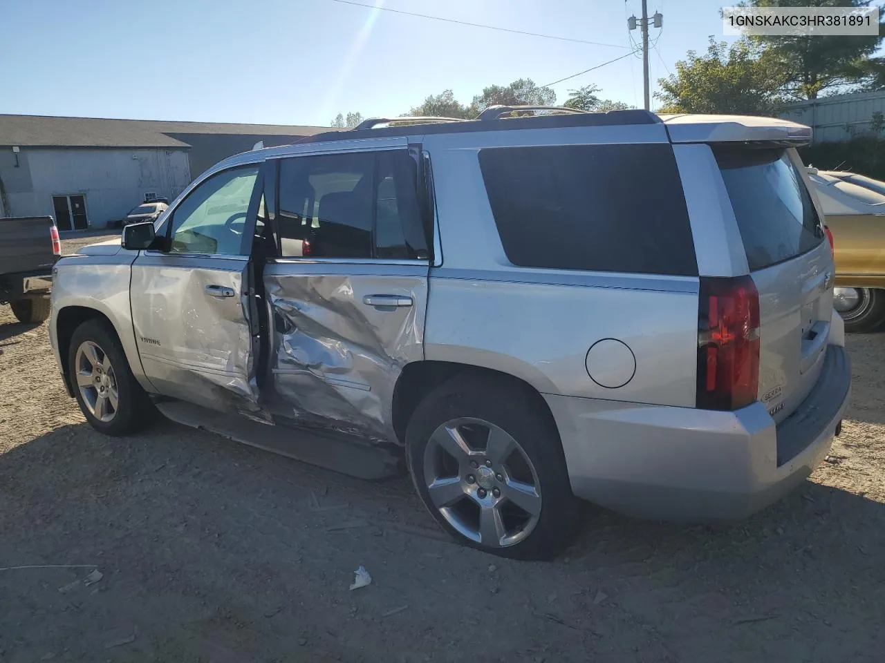 2017 Chevrolet Tahoe K1500 Ls VIN: 1GNSKAKC3HR381891 Lot: 75420884