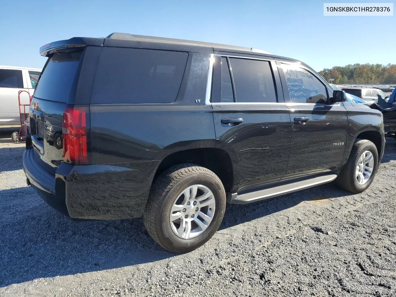 2017 Chevrolet Tahoe K1500 Lt VIN: 1GNSKBKC1HR278376 Lot: 75624314