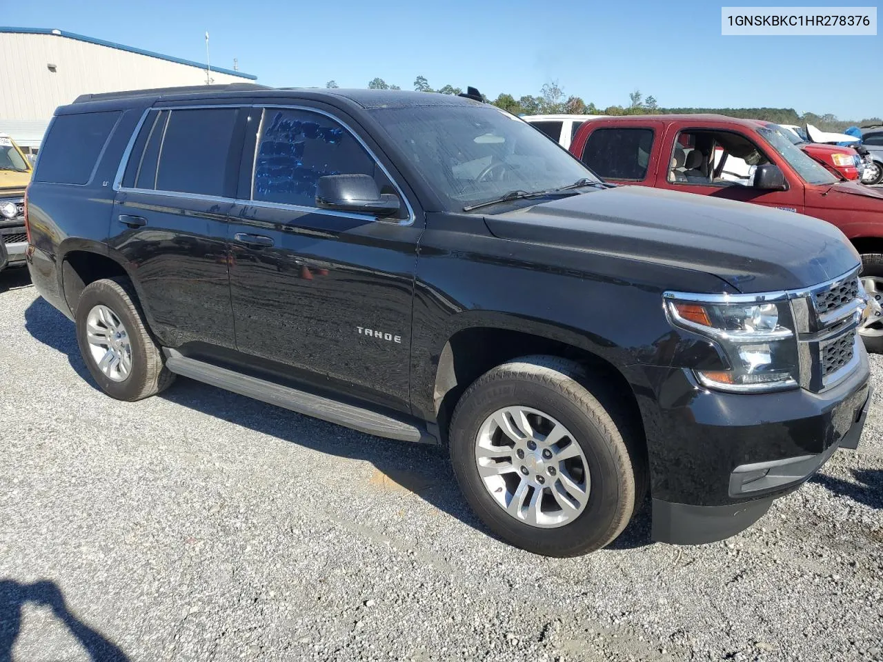 2017 Chevrolet Tahoe K1500 Lt VIN: 1GNSKBKC1HR278376 Lot: 75624314