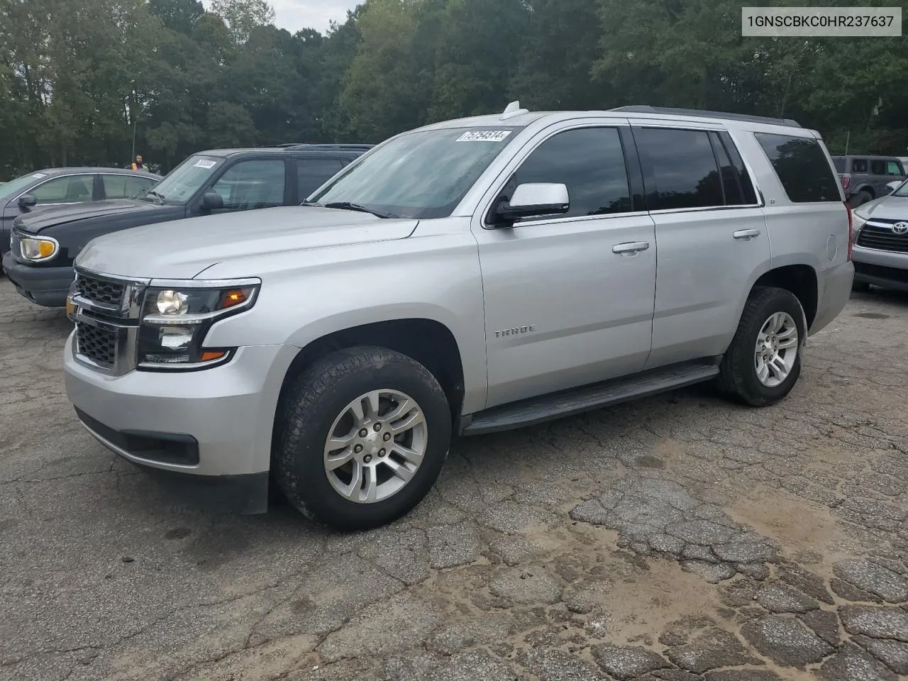 2017 Chevrolet Tahoe C1500 Lt VIN: 1GNSCBKC0HR237637 Lot: 75754514