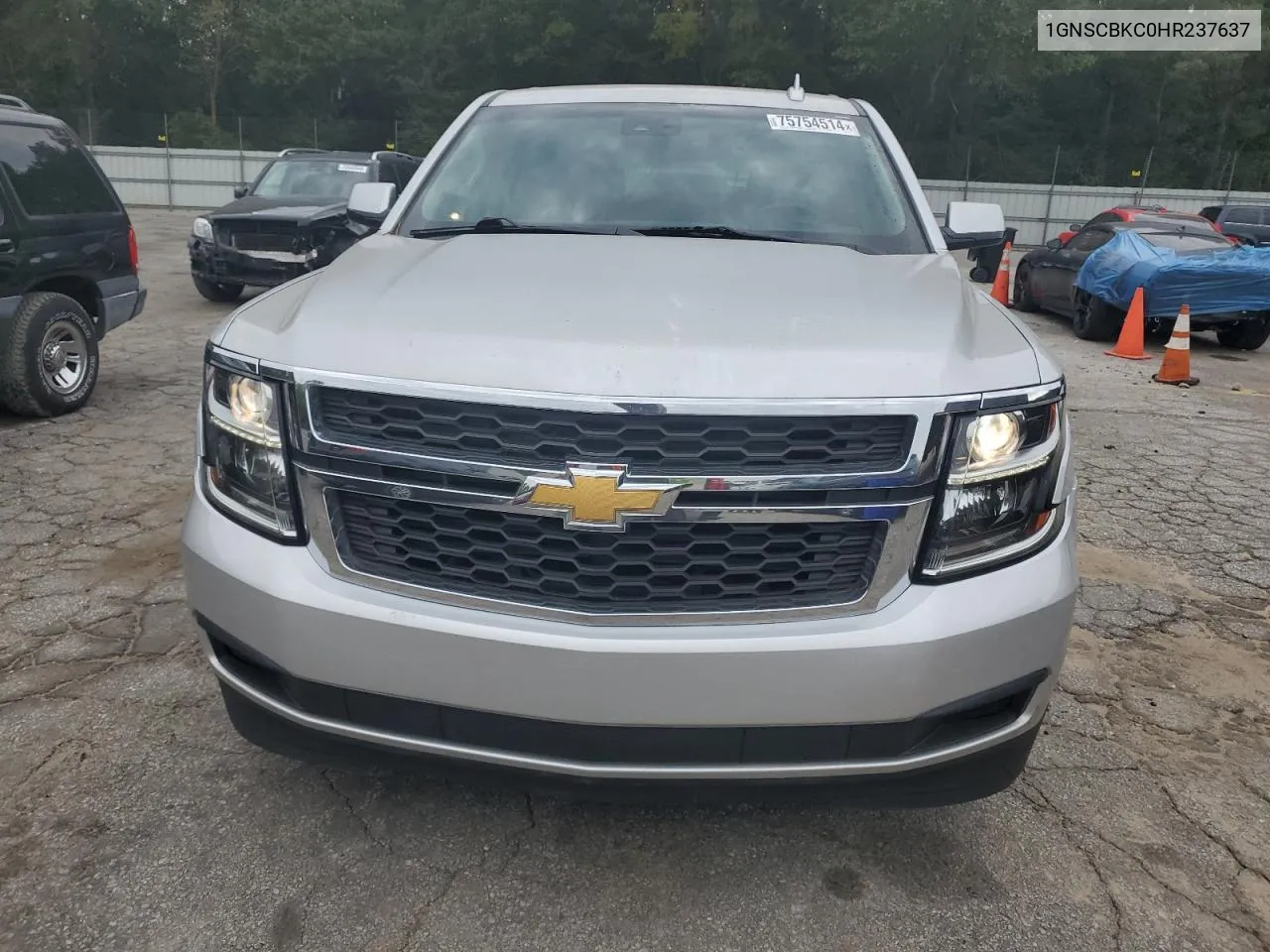 2017 Chevrolet Tahoe C1500 Lt VIN: 1GNSCBKC0HR237637 Lot: 75754514