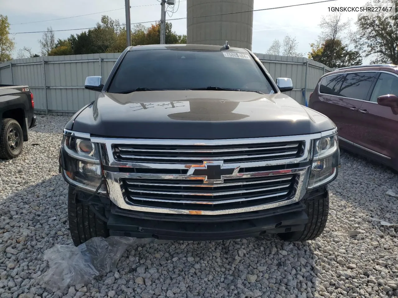 2017 Chevrolet Tahoe K1500 Premier VIN: 1GNSKCKC5HR227467 Lot: 75803484