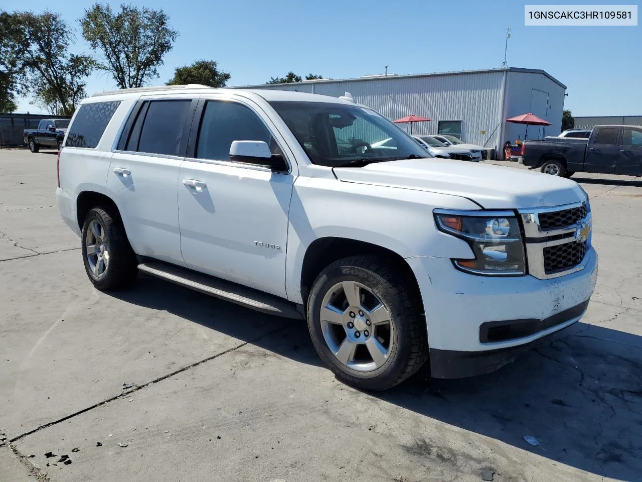 2017 Chevrolet Tahoe C1500 Ls VIN: 1GNSCAKC3HR109581 Lot: 76027144