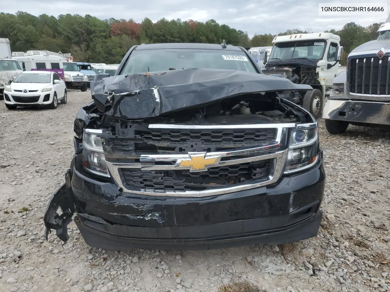 2017 Chevrolet Tahoe C1500 Lt VIN: 1GNSCBKC3HR164666 Lot: 76187533