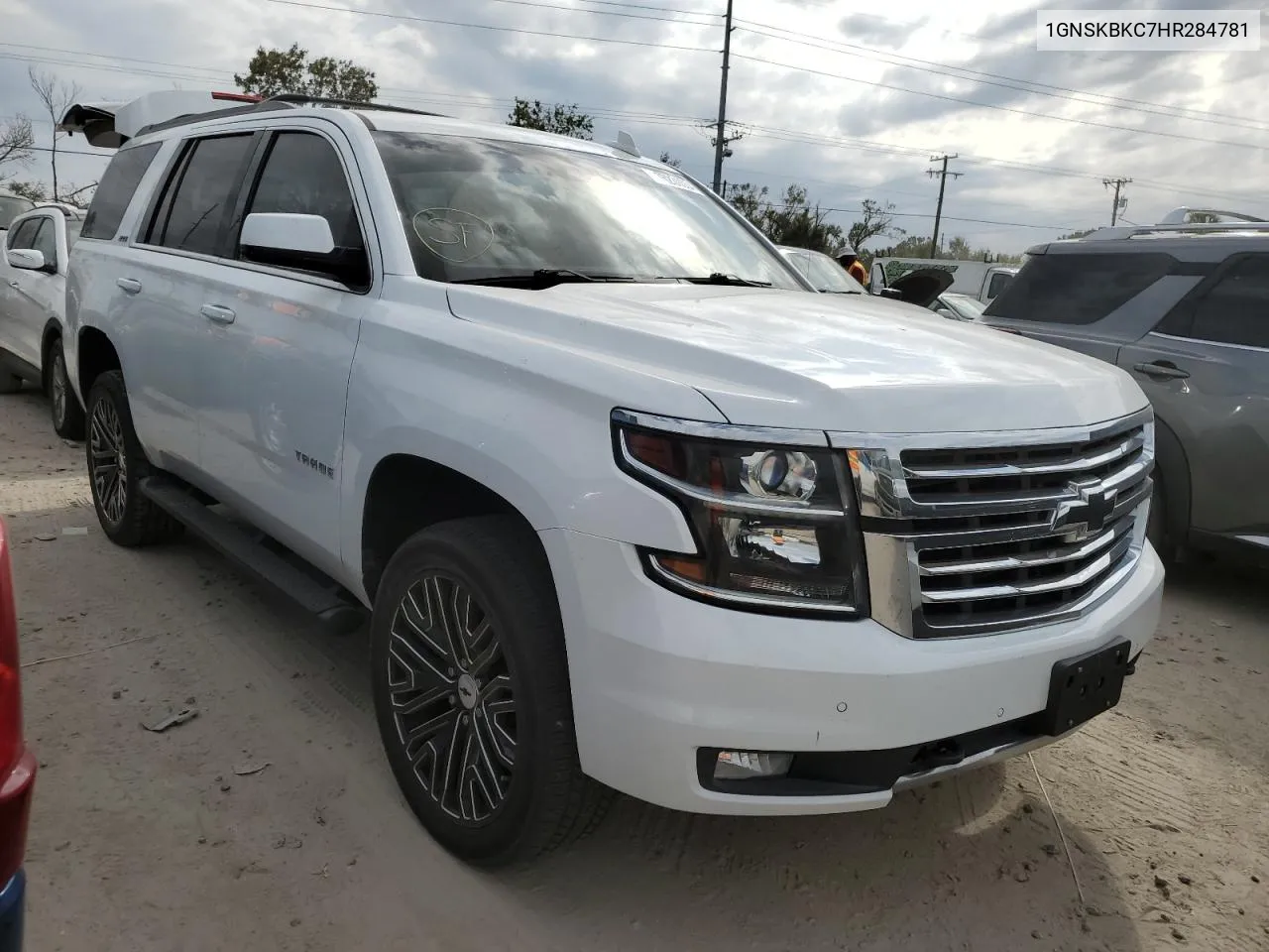 2017 Chevrolet Tahoe K1500 Lt VIN: 1GNSKBKC7HR284781 Lot: 76231654