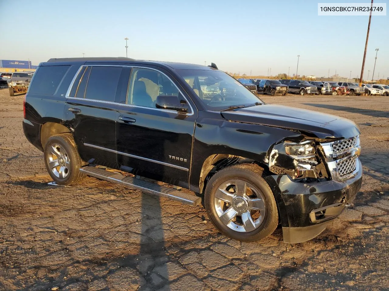 2017 Chevrolet Tahoe C1500 Lt VIN: 1GNSCBKC7HR234749 Lot: 76455474