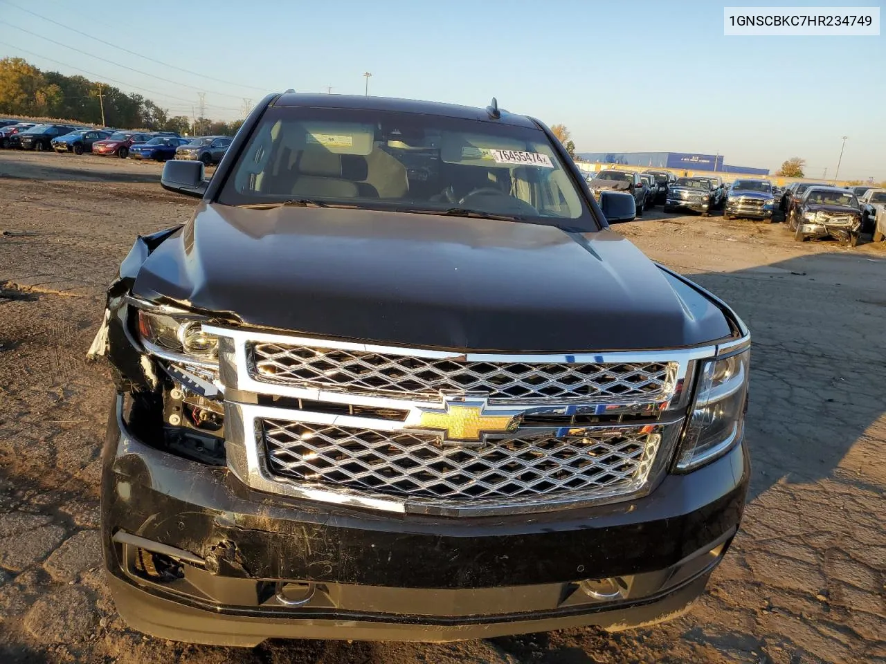 2017 Chevrolet Tahoe C1500 Lt VIN: 1GNSCBKC7HR234749 Lot: 76455474