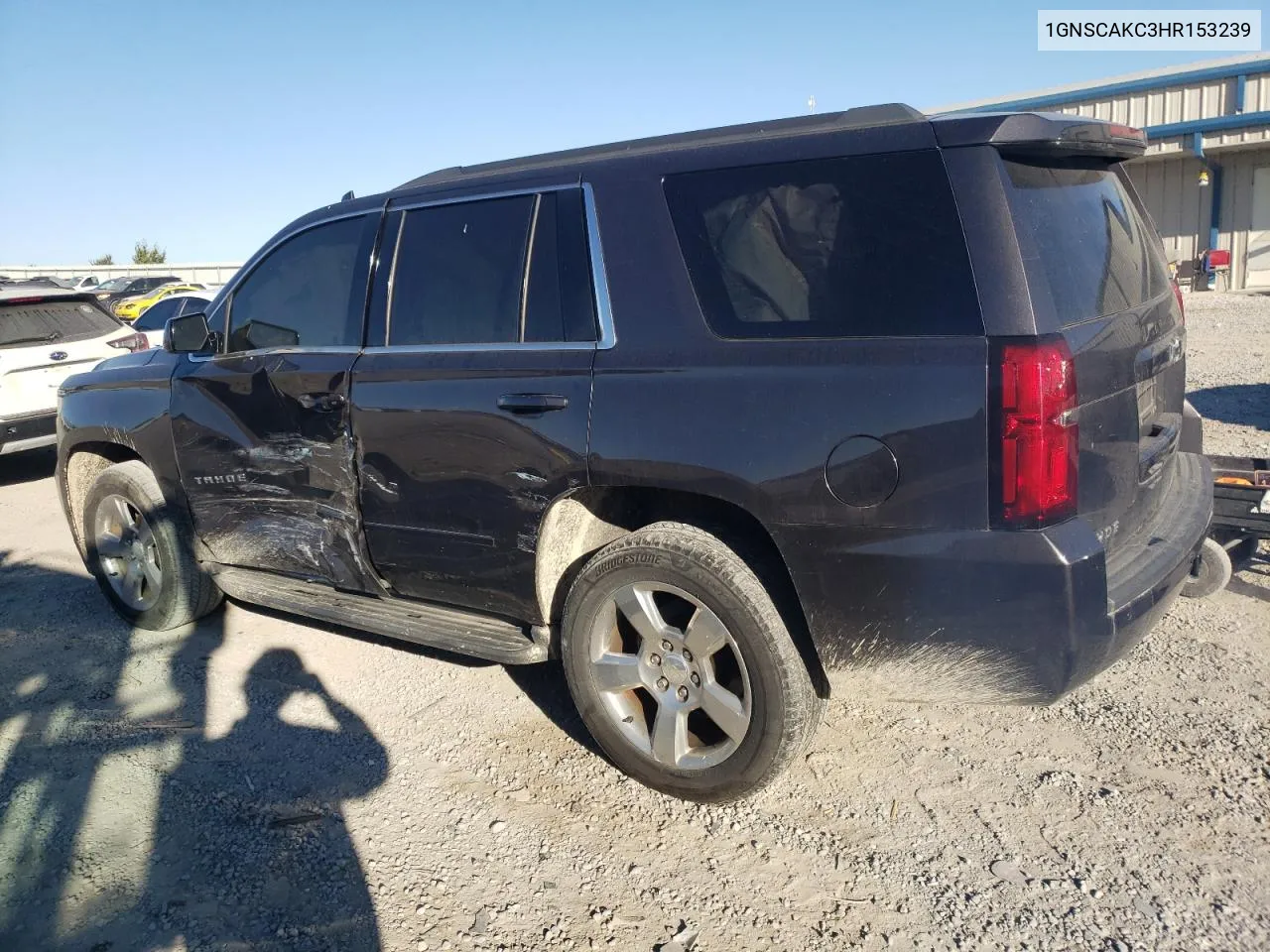 2017 Chevrolet Tahoe C1500 Ls VIN: 1GNSCAKC3HR153239 Lot: 76567424