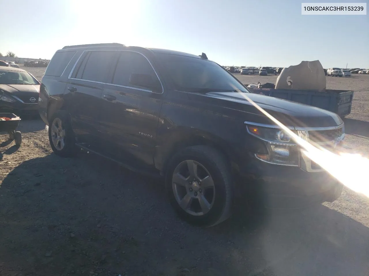 2017 Chevrolet Tahoe C1500 Ls VIN: 1GNSCAKC3HR153239 Lot: 76567424