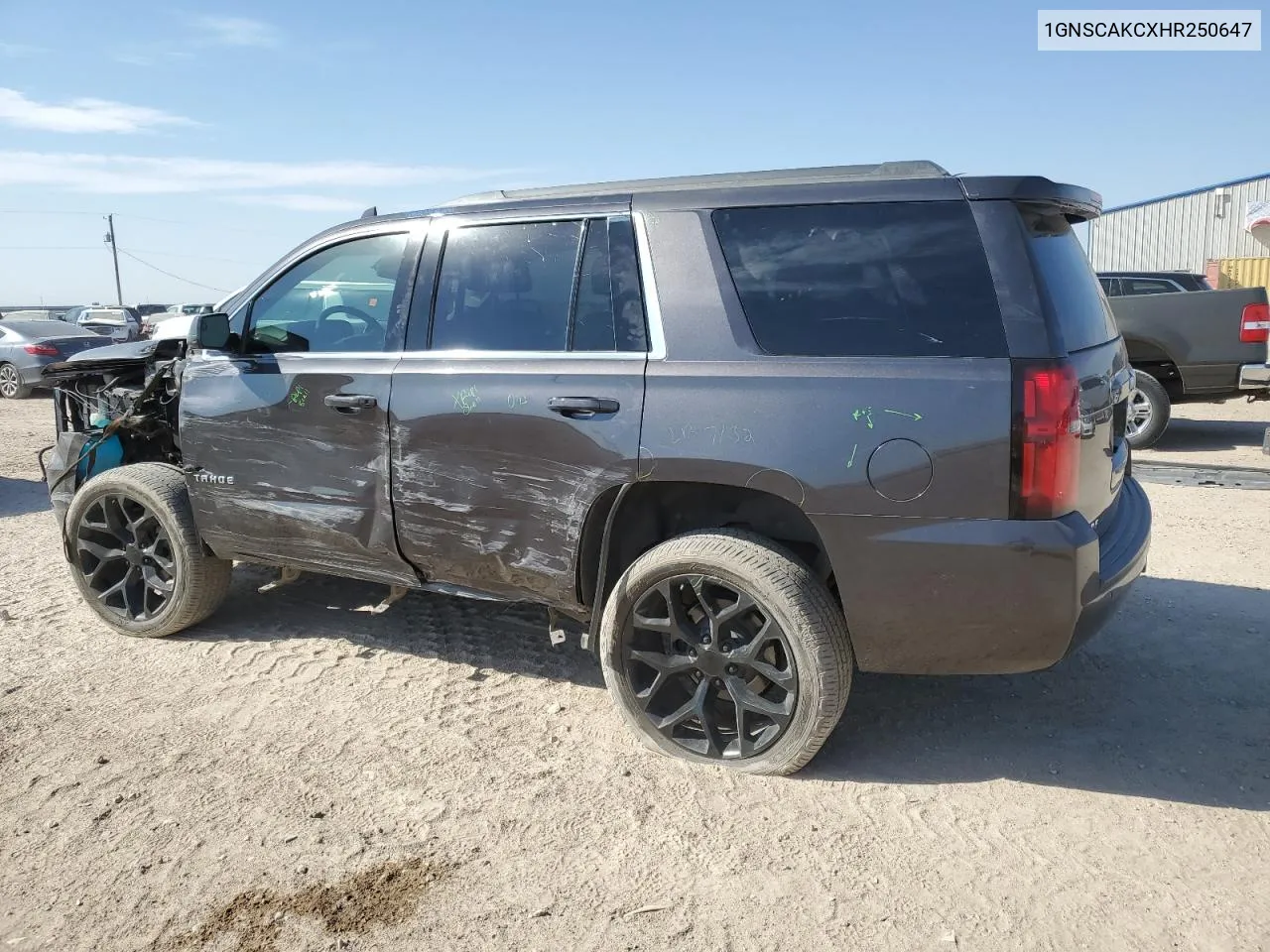 2017 Chevrolet Tahoe C1500 Ls VIN: 1GNSCAKCXHR250647 Lot: 76616594