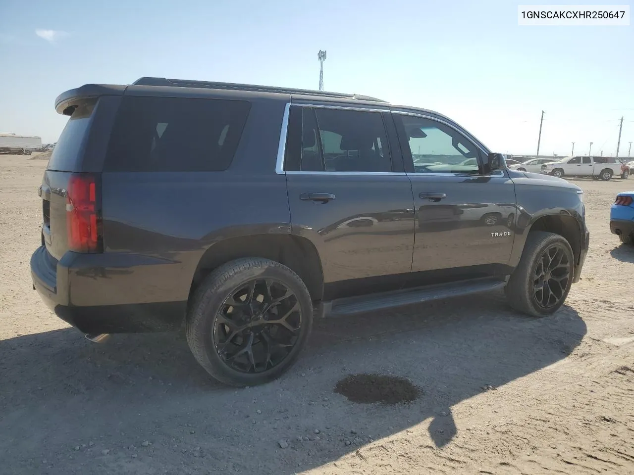 2017 Chevrolet Tahoe C1500 Ls VIN: 1GNSCAKCXHR250647 Lot: 76616594