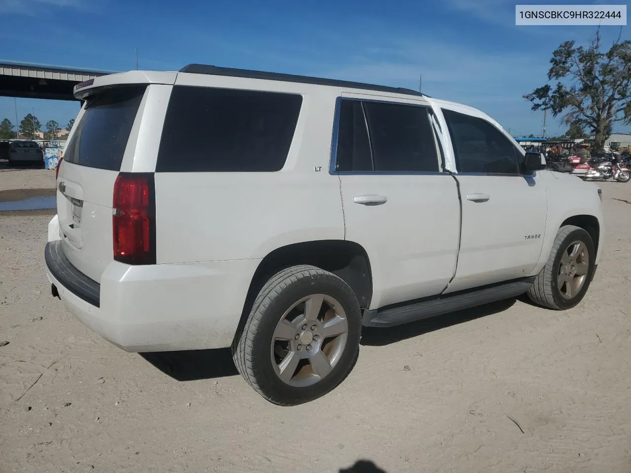 2017 Chevrolet Tahoe C1500 Lt VIN: 1GNSCBKC9HR322444 Lot: 76759374