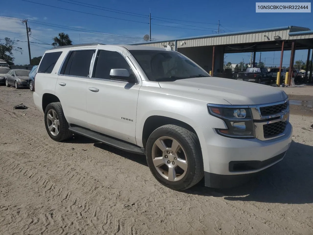 2017 Chevrolet Tahoe C1500 Lt VIN: 1GNSCBKC9HR322444 Lot: 76759374