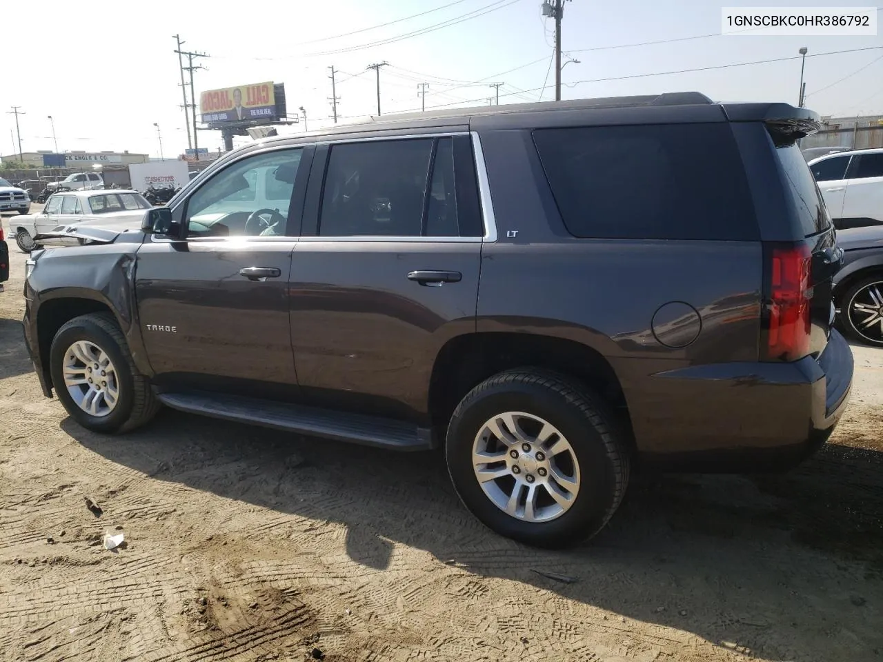 2017 Chevrolet Tahoe C1500 Lt VIN: 1GNSCBKC0HR386792 Lot: 77713804