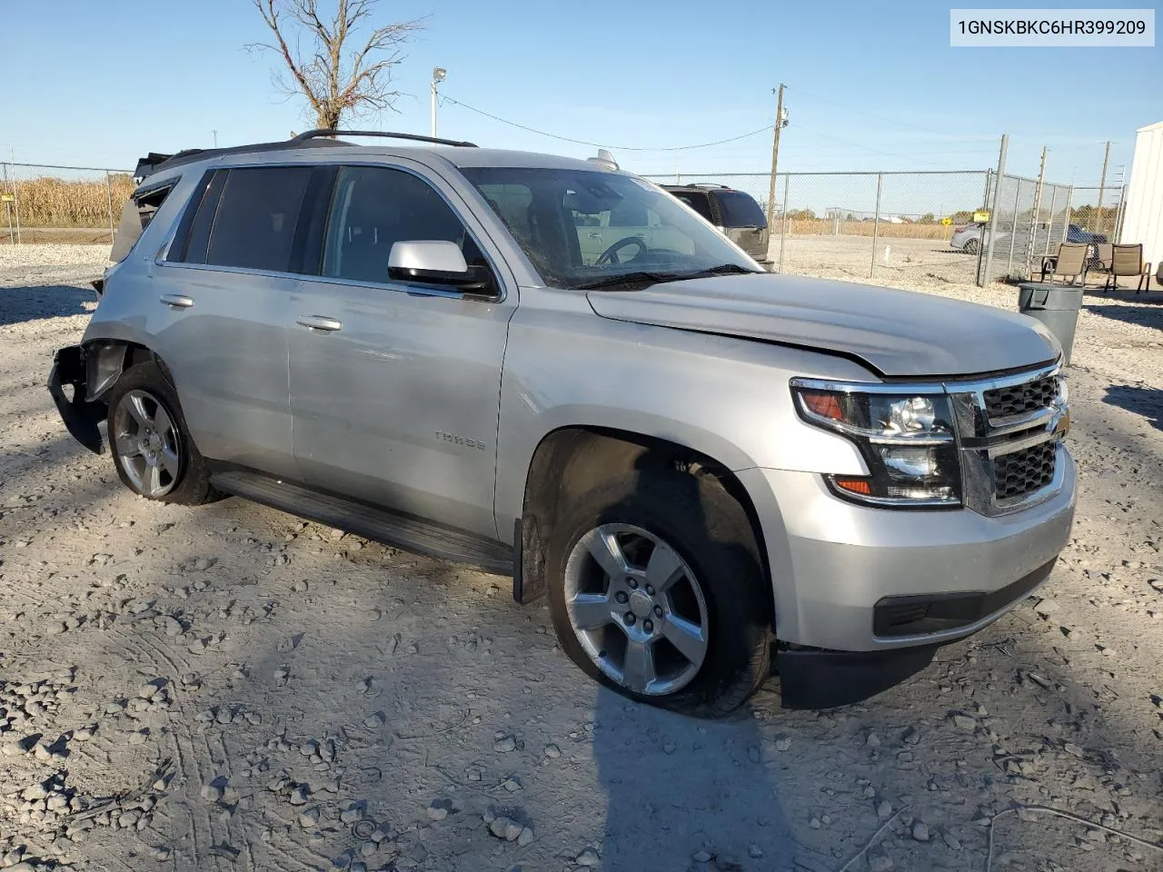 2017 Chevrolet Tahoe K1500 Lt VIN: 1GNSKBKC6HR399209 Lot: 77747084