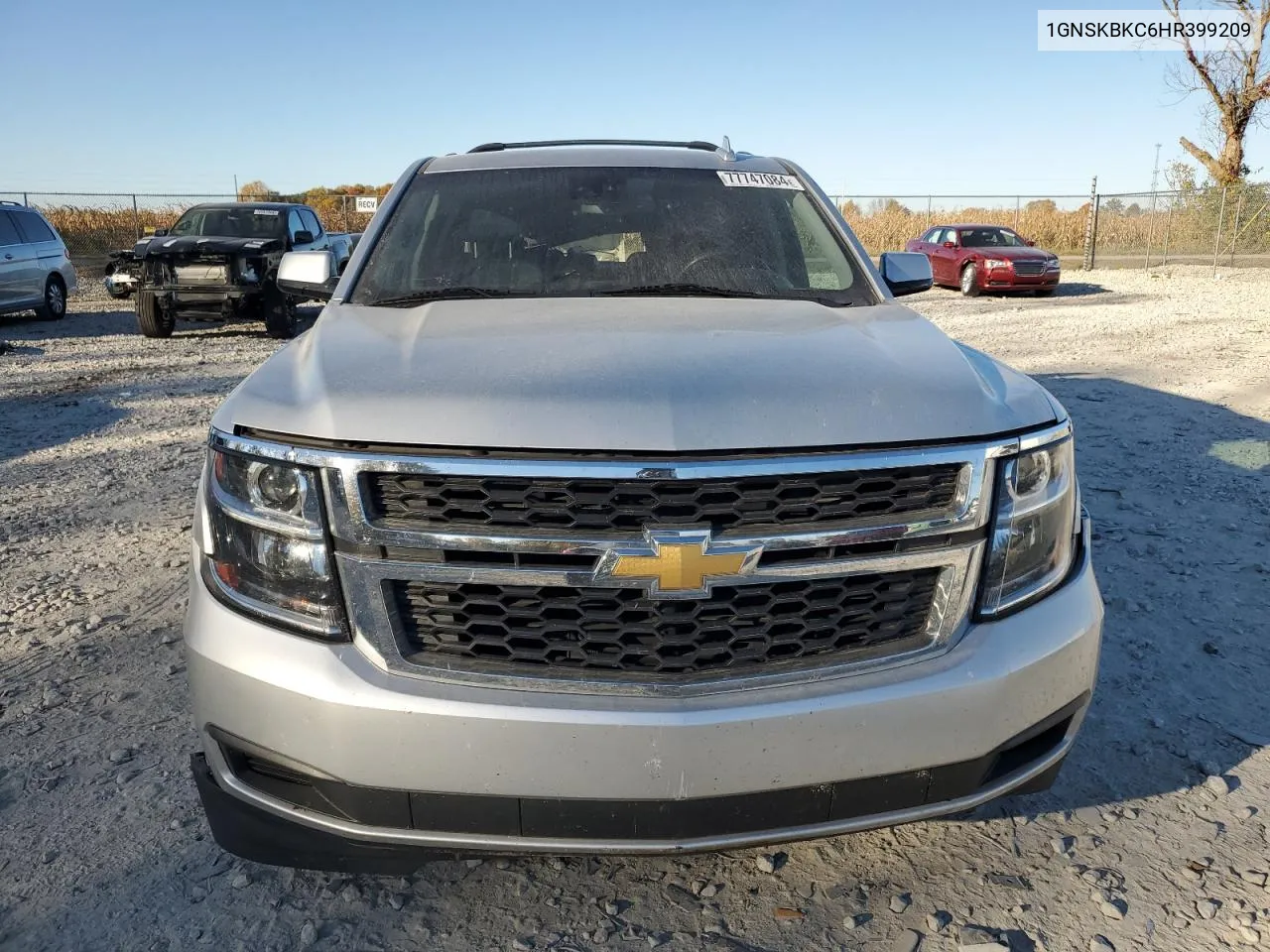 2017 Chevrolet Tahoe K1500 Lt VIN: 1GNSKBKC6HR399209 Lot: 77747084