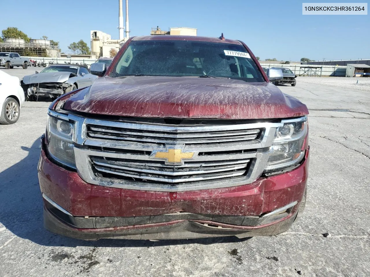 2017 Chevrolet Tahoe K1500 Premier VIN: 1GNSKCKC3HR361264 Lot: 77779944