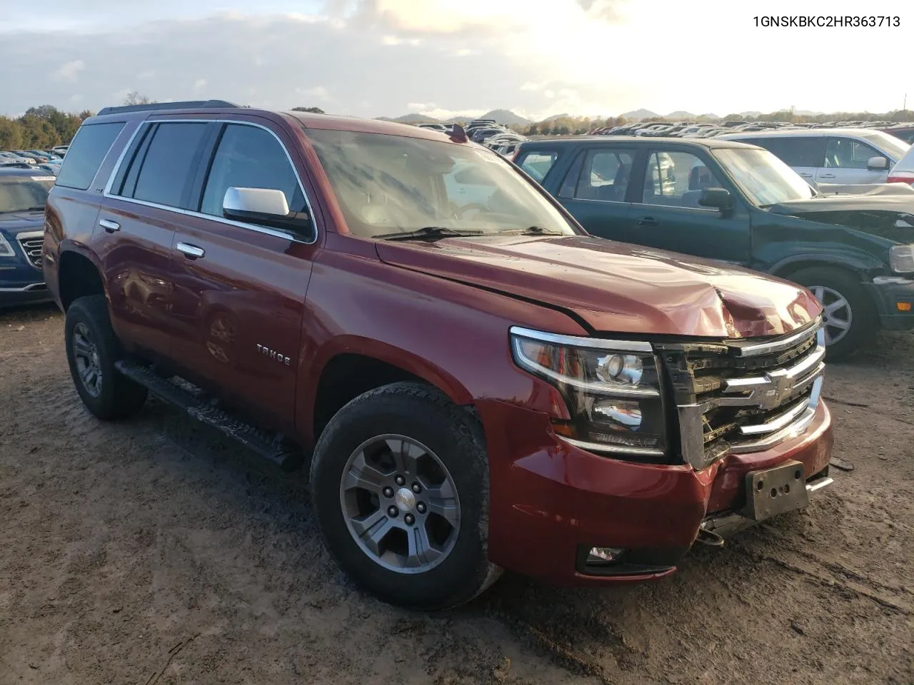 1GNSKBKC2HR363713 2017 Chevrolet Tahoe K1500 Lt