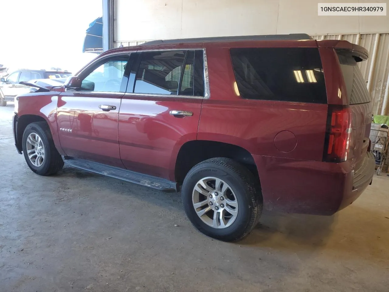 2017 Chevrolet Tahoe C1500 Ls VIN: 1GNSCAEC9HR340979 Lot: 79675674