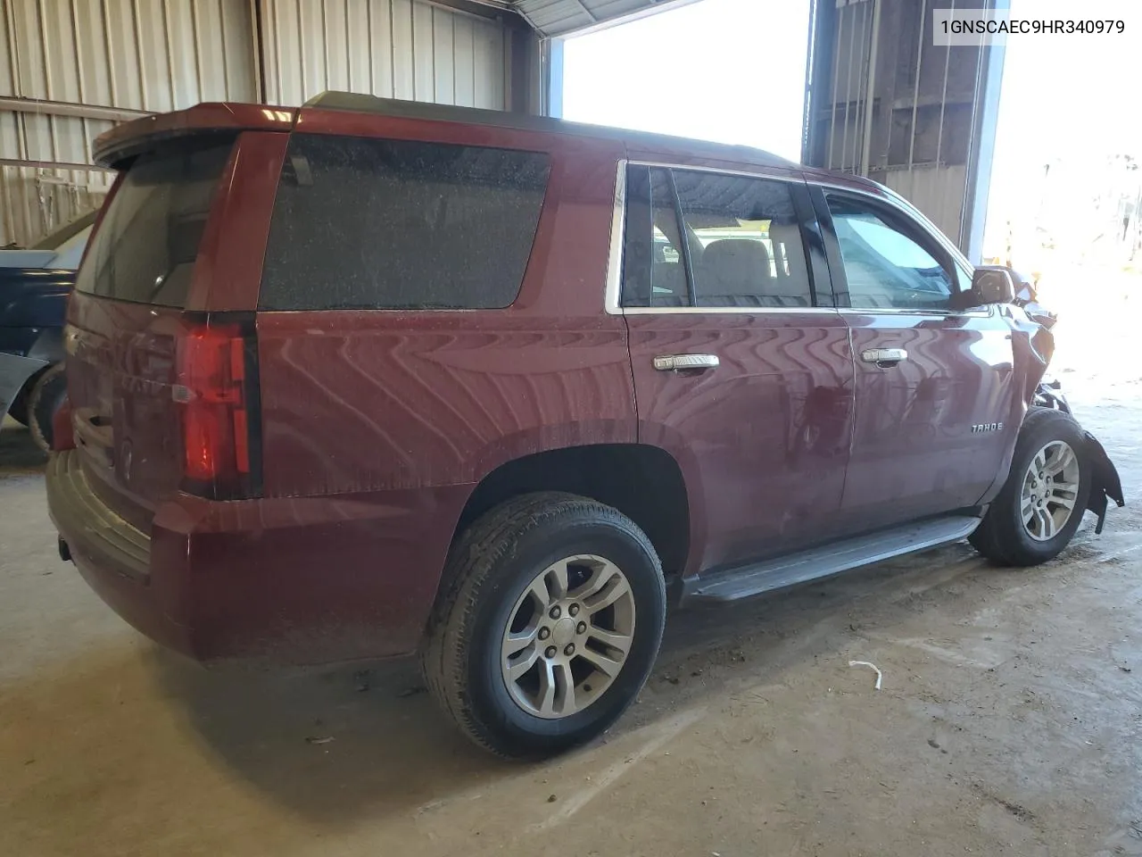 2017 Chevrolet Tahoe C1500 Ls VIN: 1GNSCAEC9HR340979 Lot: 79675674