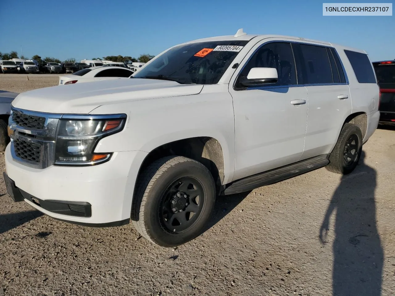 2017 Chevrolet Tahoe Police VIN: 1GNLCDECXHR237107 Lot: 80395704