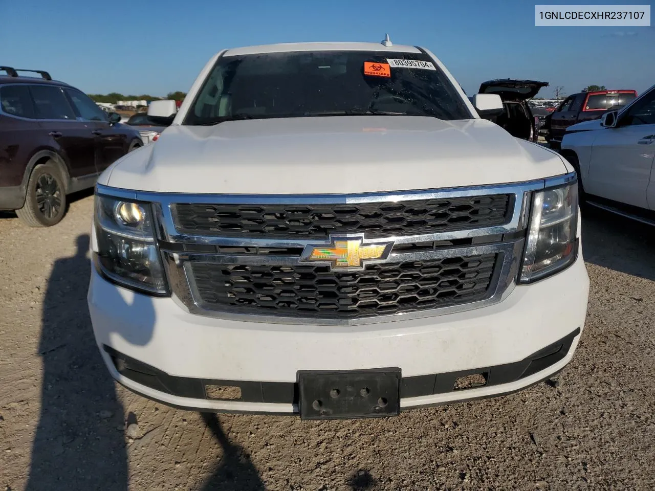 2017 Chevrolet Tahoe Police VIN: 1GNLCDECXHR237107 Lot: 80395704