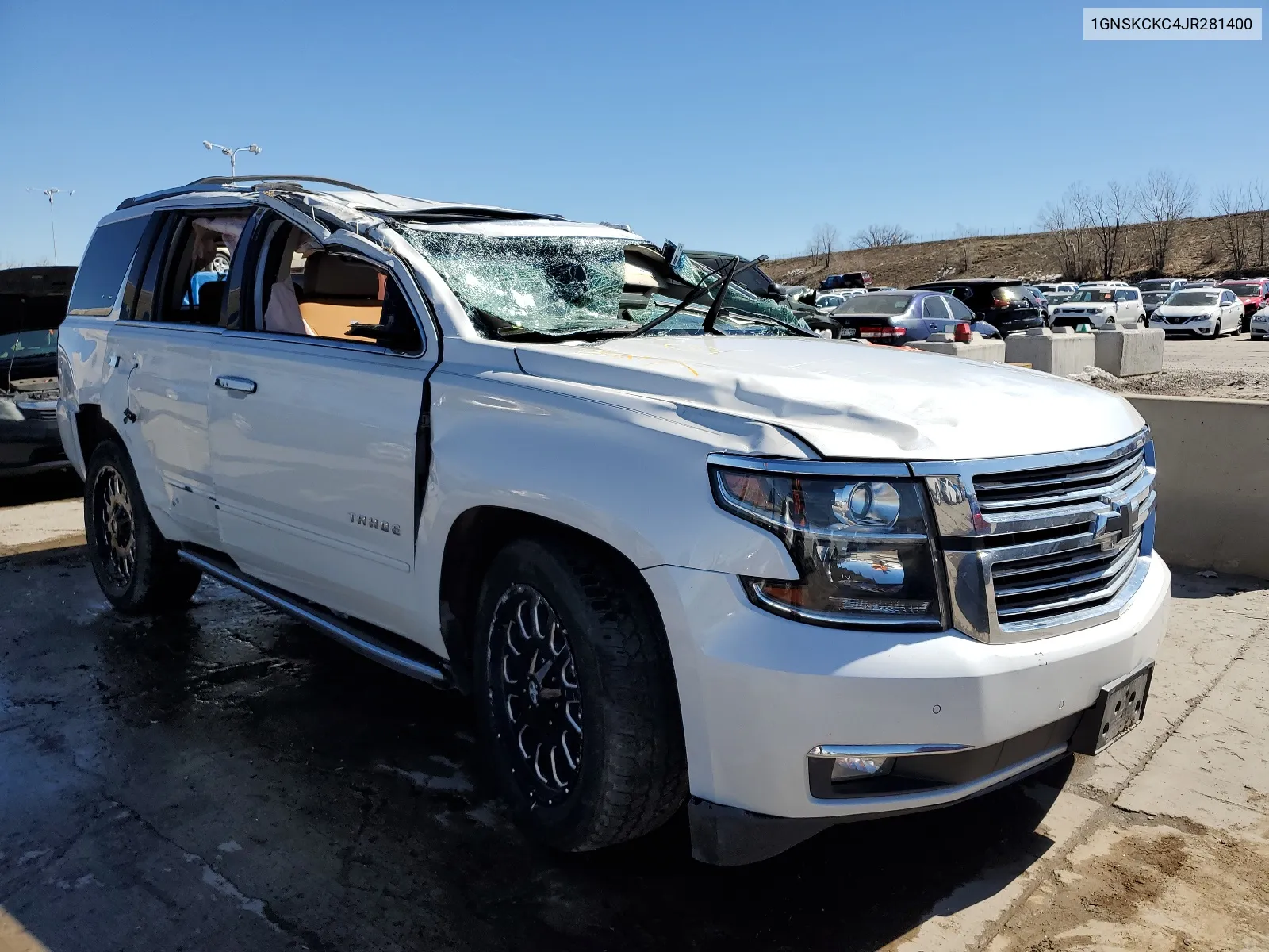 2018 Chevrolet Tahoe K1500 Premier VIN: 1GNSKCKC4JR281400 Lot: 46829684