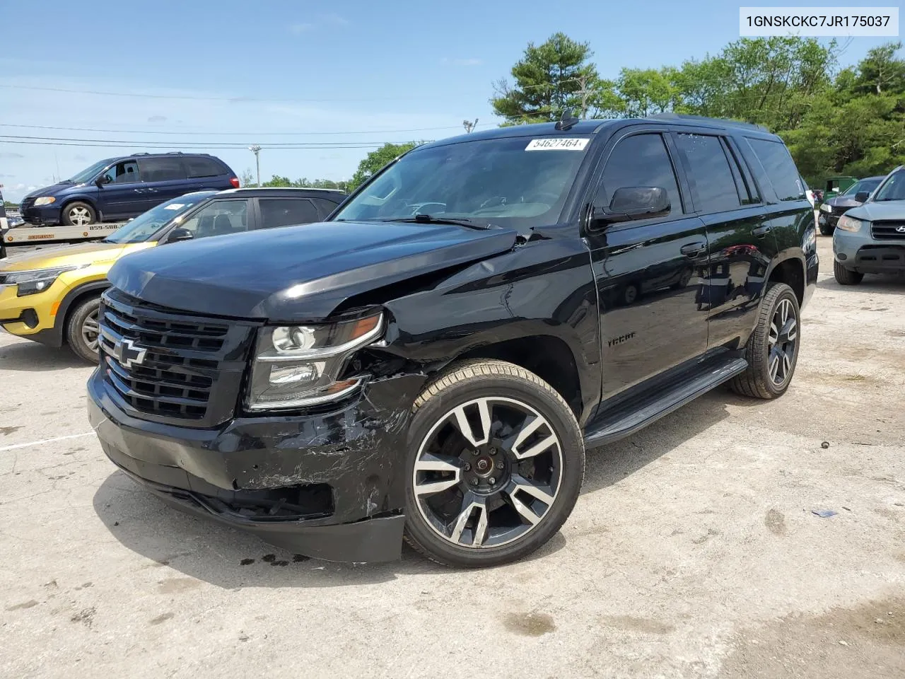 2018 Chevrolet Tahoe K1500 Premier VIN: 1GNSKCKC7JR175037 Lot: 54627464