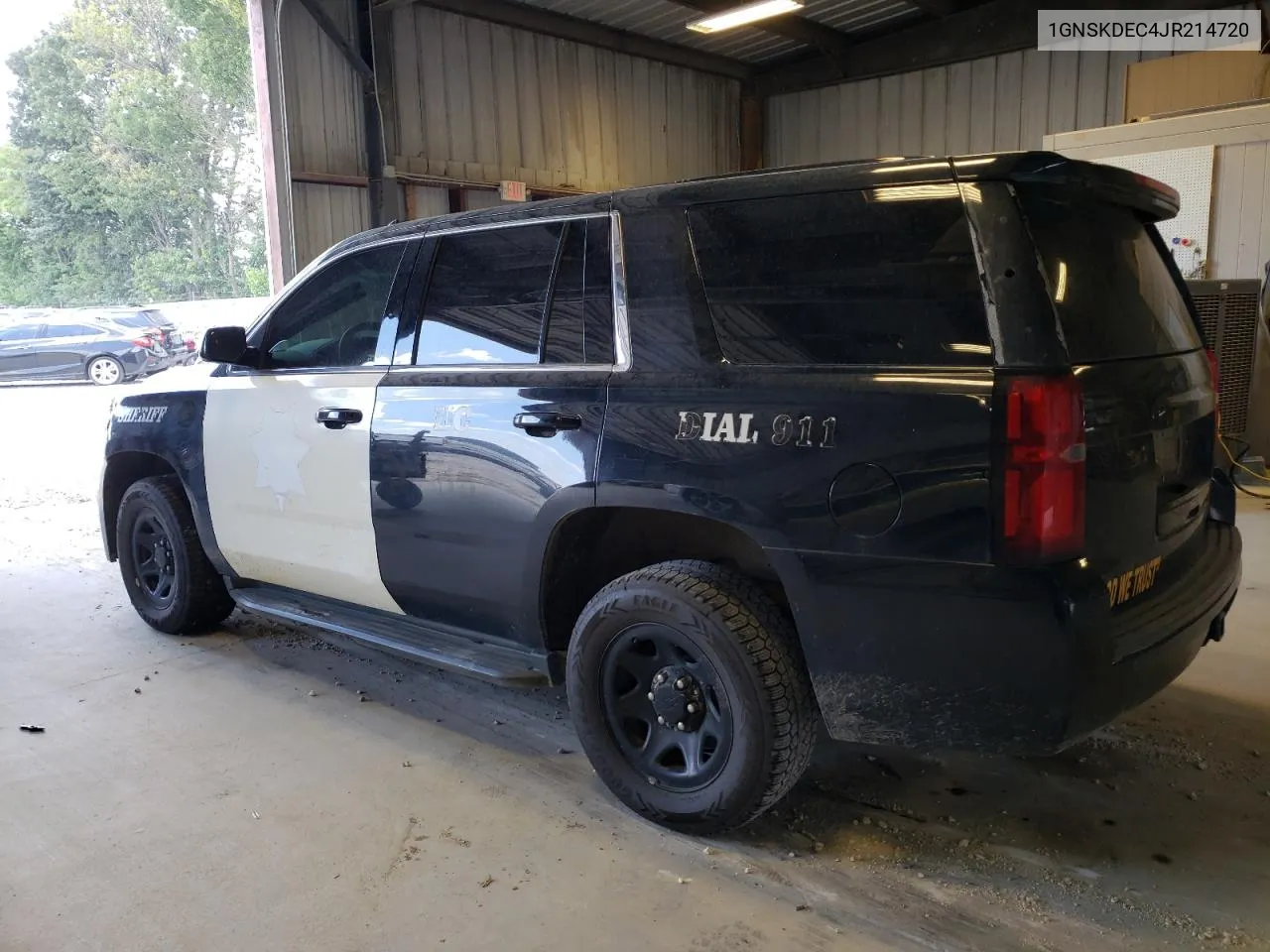 2018 Chevrolet Tahoe Police VIN: 1GNSKDEC4JR214720 Lot: 59126994