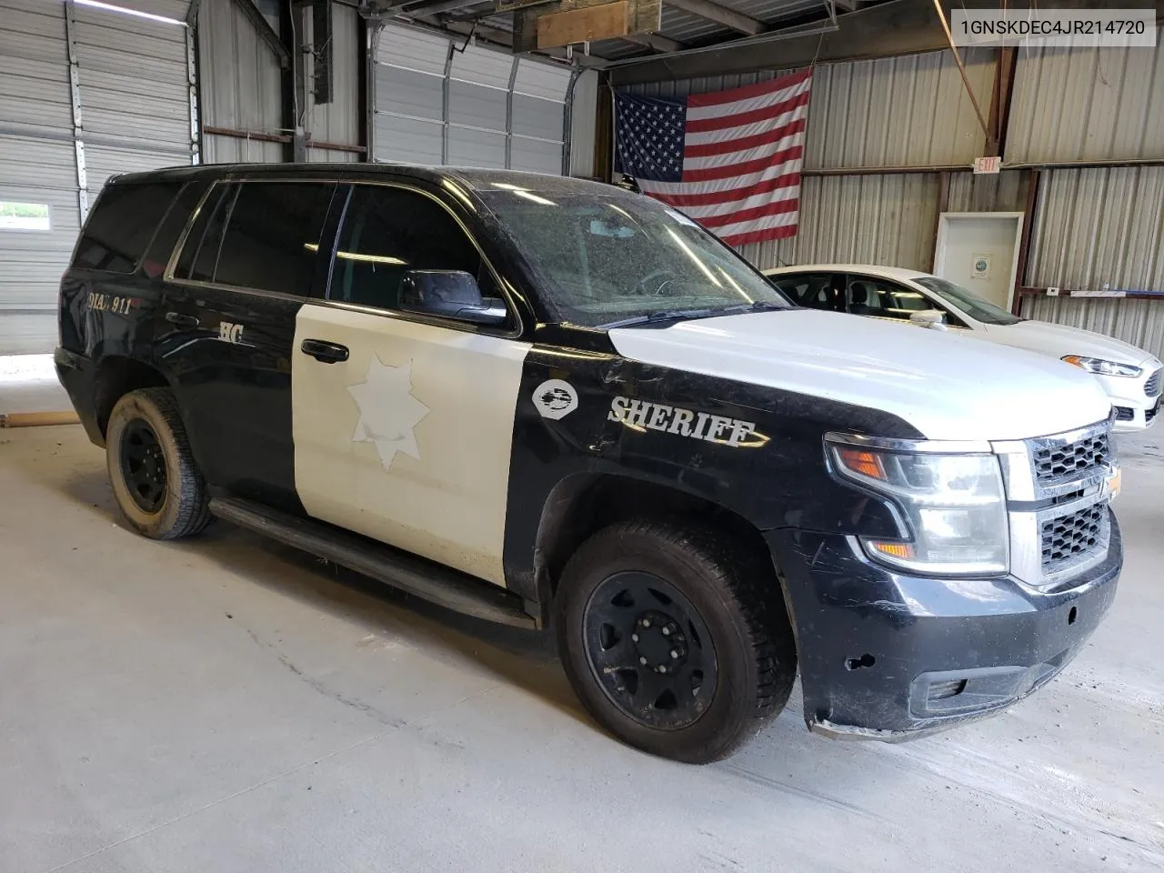 2018 Chevrolet Tahoe Police VIN: 1GNSKDEC4JR214720 Lot: 59126994