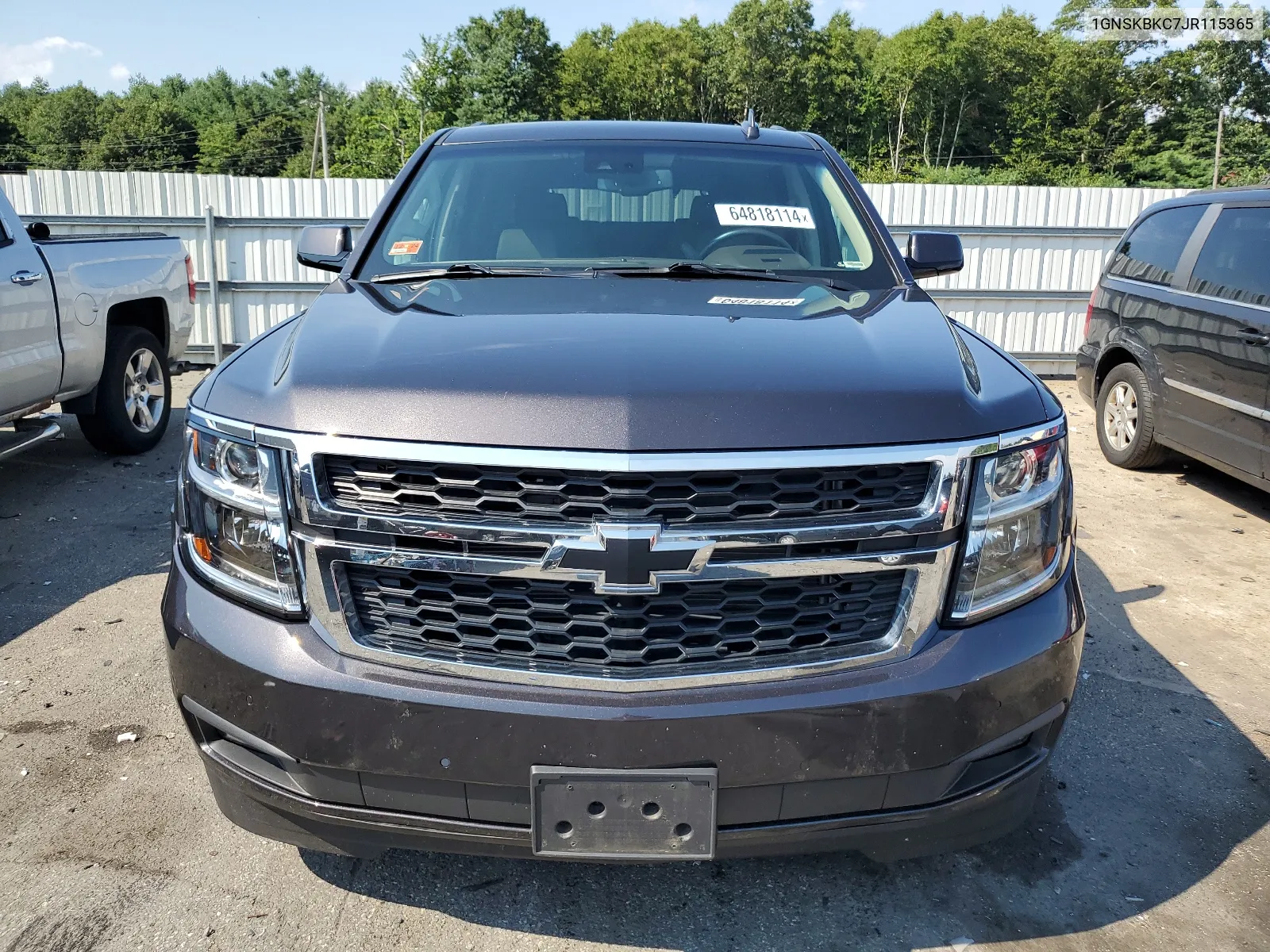 1GNSKBKC7JR115365 2018 Chevrolet Tahoe K1500 Lt