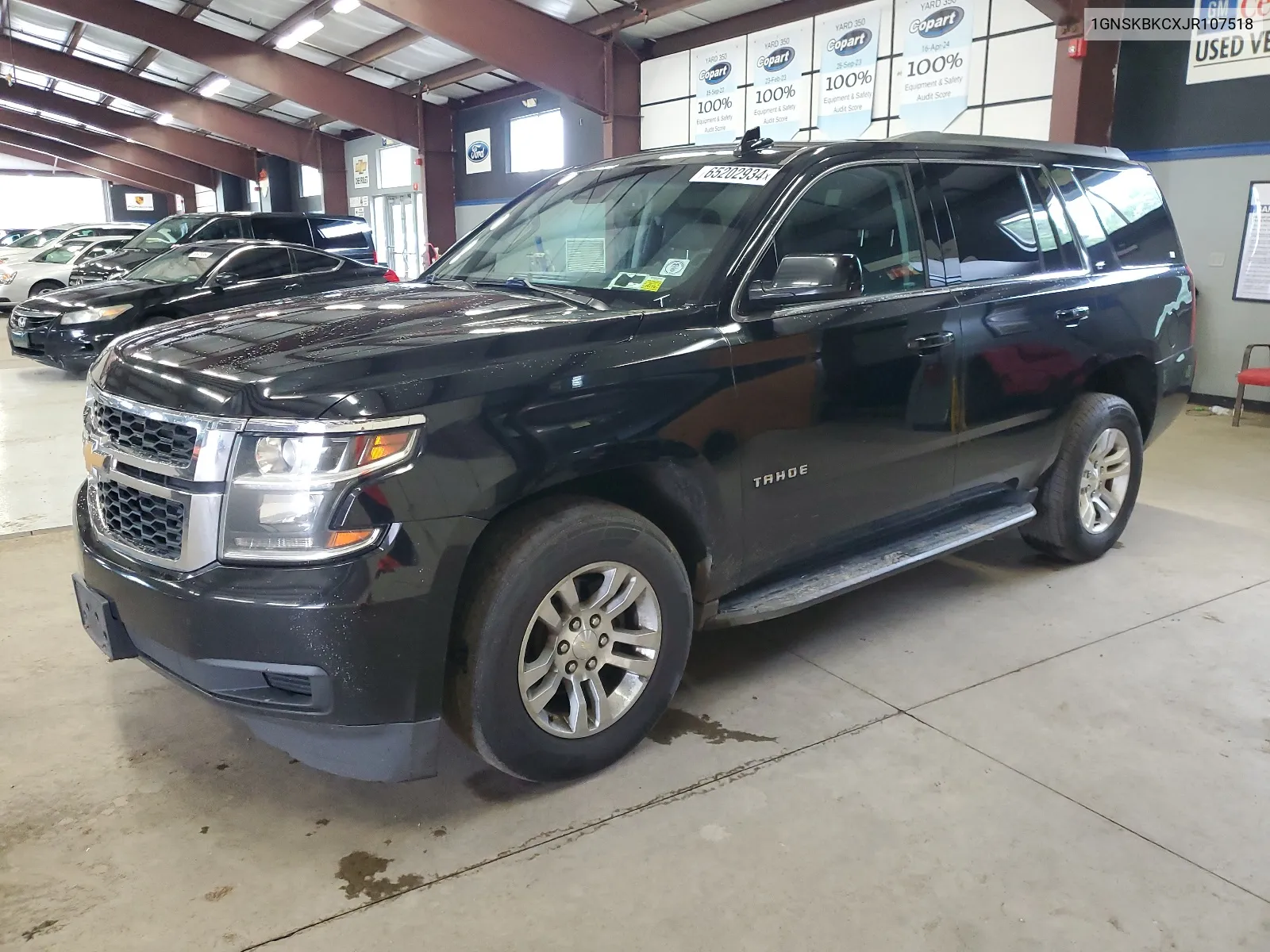 2018 Chevrolet Tahoe K1500 Lt VIN: 1GNSKBKCXJR107518 Lot: 65202934