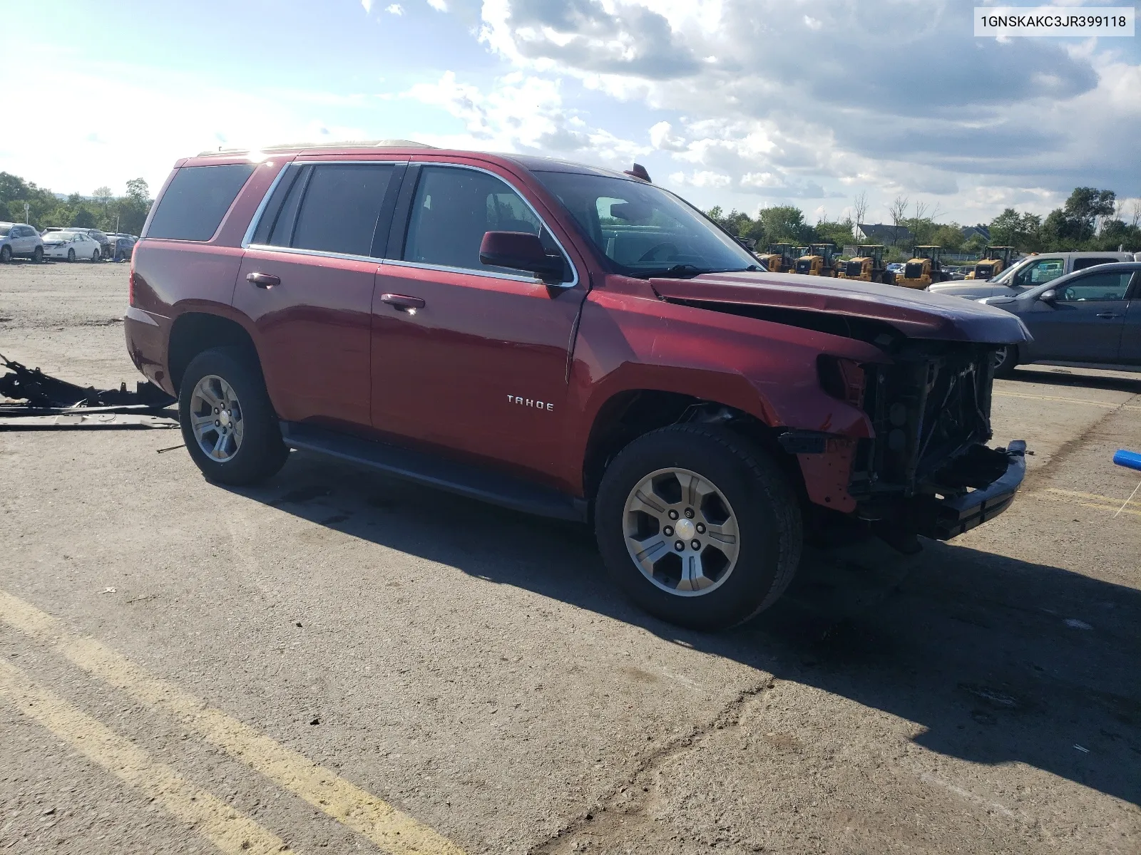 2018 Chevrolet Tahoe K1500 Ls VIN: 1GNSKAKC3JR399118 Lot: 66771724