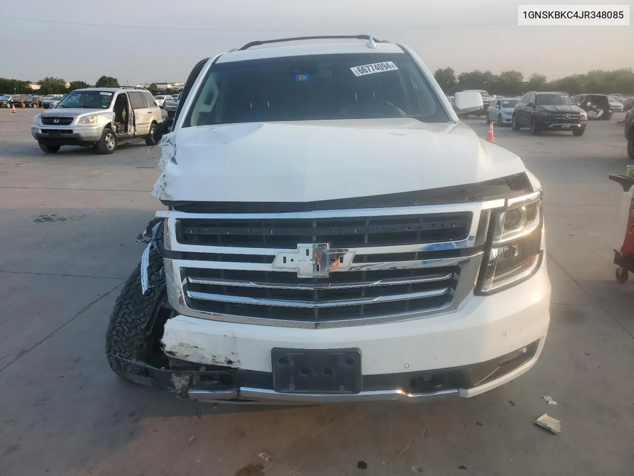 2018 Chevrolet Tahoe K1500 Lt VIN: 1GNSKBKC4JR348085 Lot: 66774094