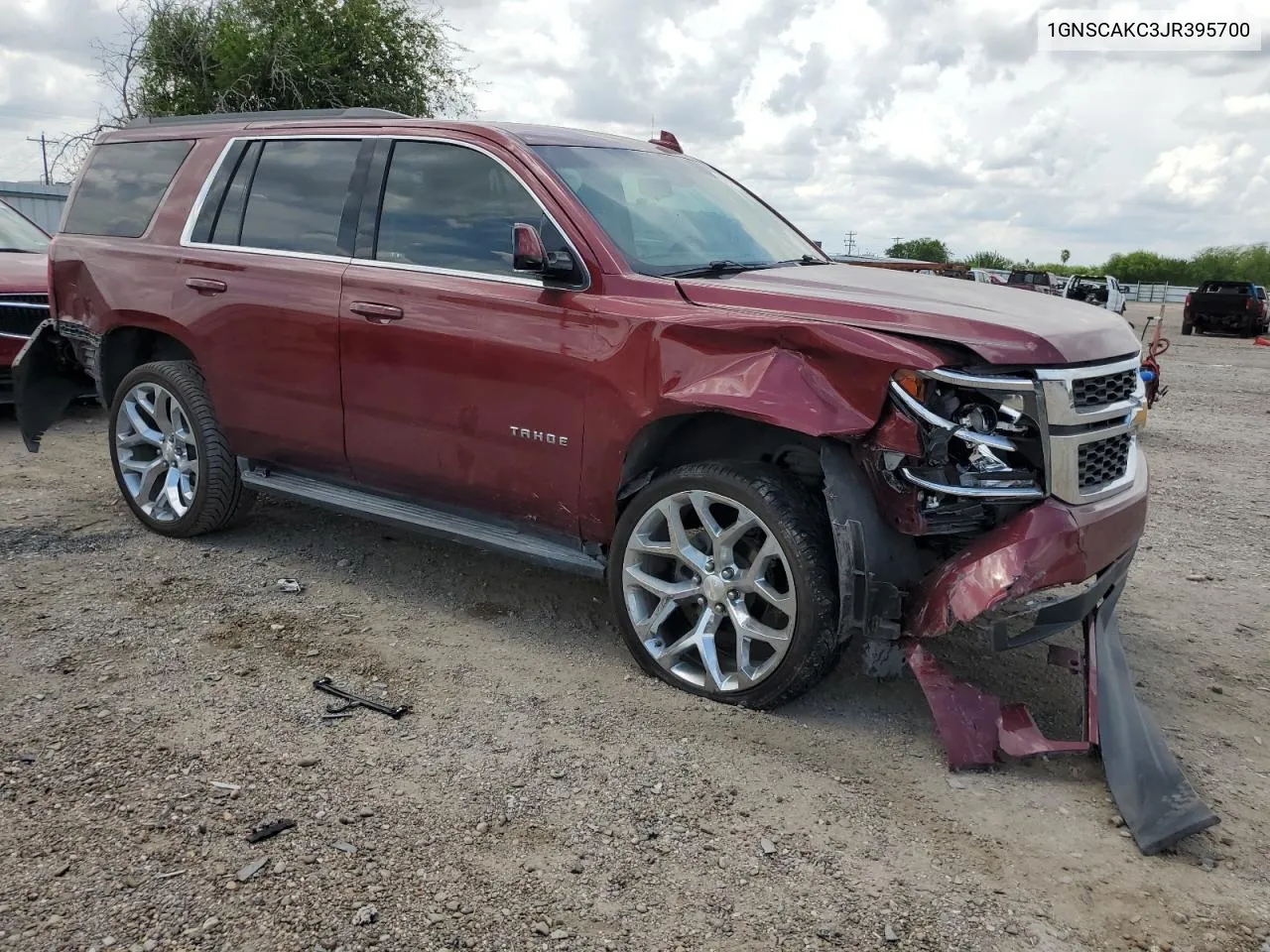 2018 Chevrolet Tahoe C1500 Ls VIN: 1GNSCAKC3JR395700 Lot: 67600114