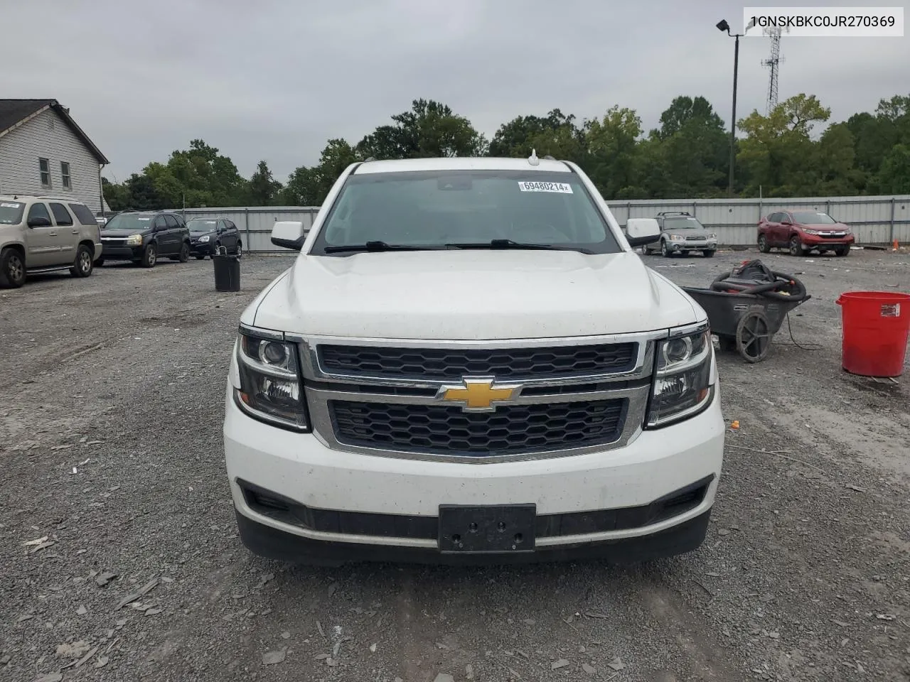 2018 Chevrolet Tahoe K1500 Lt VIN: 1GNSKBKC0JR270369 Lot: 69480214