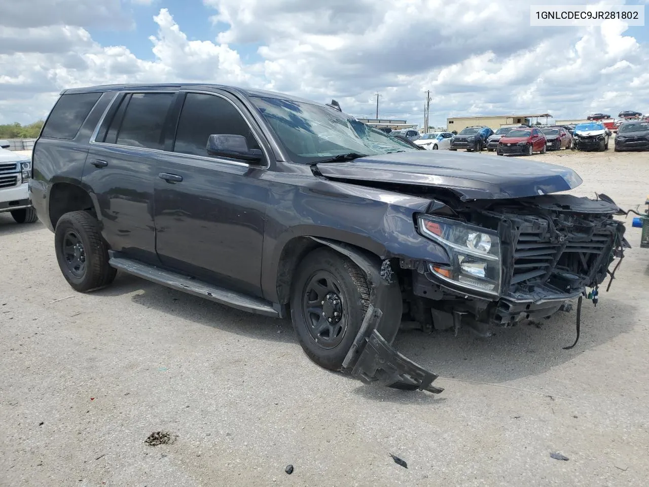 2018 Chevrolet Tahoe Police VIN: 1GNLCDEC9JR281802 Lot: 69794444